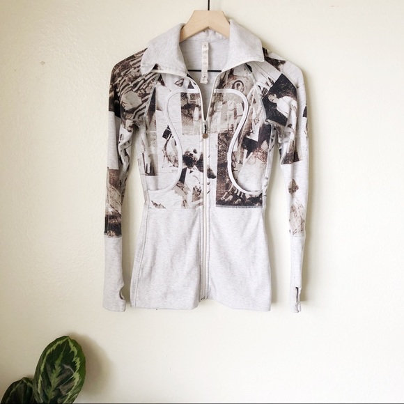 lululemon athletica Jackets & Blazers - Lululemon | Circus Print Zip Up